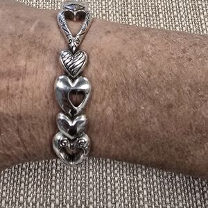 Brighton Huntington Heart Bangle Bracelet - Women's Jewelry